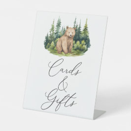 Expositor En L Adventure Awath Woodland Baby Shower Cards & Gift