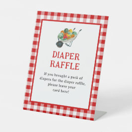 Expositor En L Agricultores cultivados localmente Mercado Rótulo 