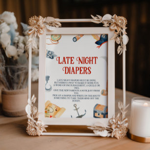 Expositor En L Ahoy es un chico Baby Shower de los diarios noctur