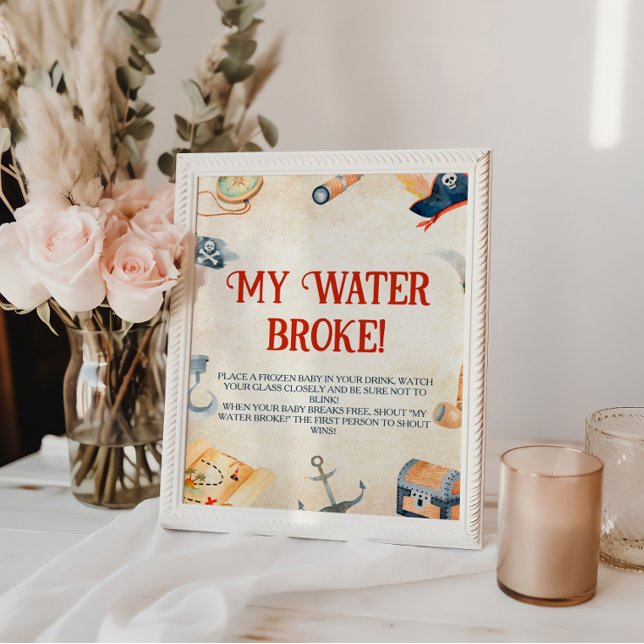 Expositor En L Ahoy es un niño Baby Shower mi agua rota (Subido por el creador)