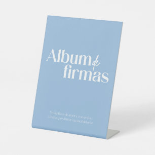 Expositor En L Álbum de firmas para boda