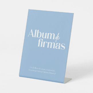 Expositor En L Álbum de firmas para boda