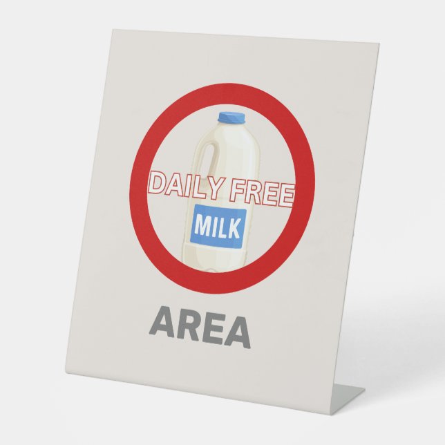 Expositor En L Alerta de alergía alimentaria personalizada de áre (Anverso)