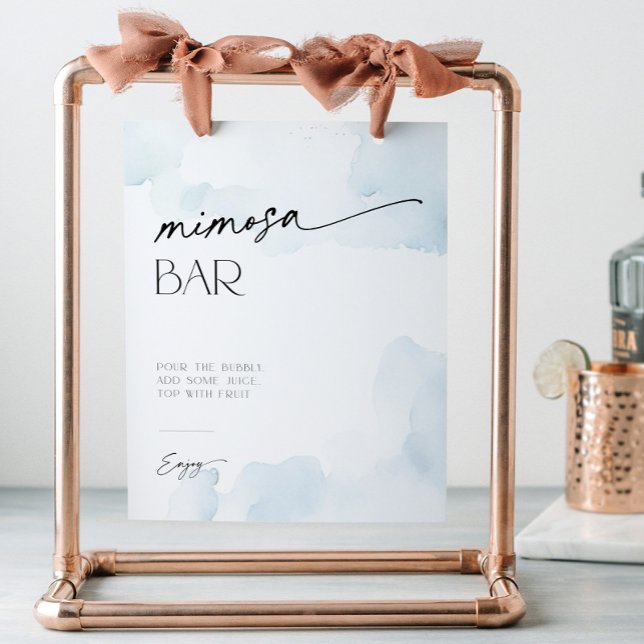 Expositor En L Algo azul antes de hacer Clouds Mimosa Bar (Subido por el creador)