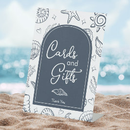 Expositor En L All I Sea is Love Navy Blue Cards and Gifts