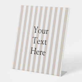Expositor En L Almond & White Stripes 