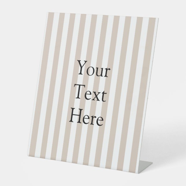 Expositor En L Almond & White Stripes  (Anverso)