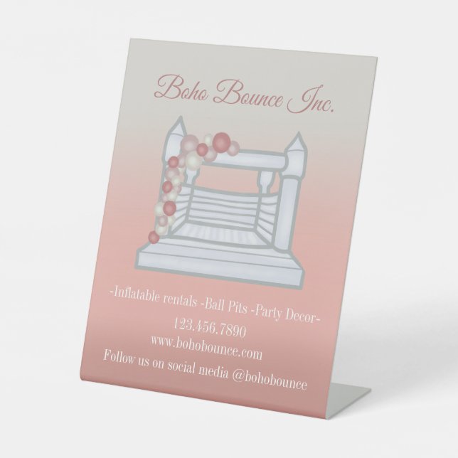 Expositor En L Alquiler de Fiestas inflables en Casa Blanca (Anverso)