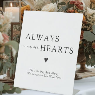Expositor En L Always In Our Hearts Wedding Memorial