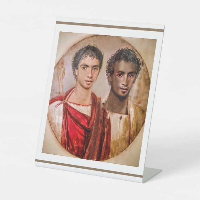 Expositor En L Amantes de Fayum... Periodo romano Egipto (Anverso)