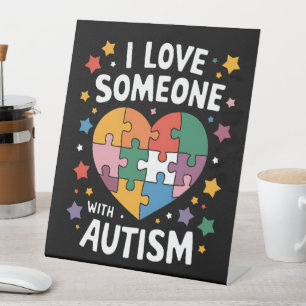 Expositor En L Amo A Alguien Con Autismo Conciencia Autista