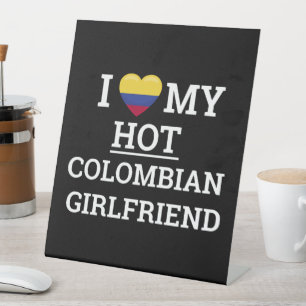 Expositor En L Amo a mi novia colombiana caliente Funny Colombia