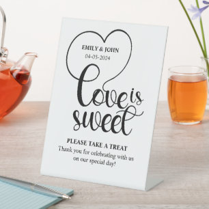 Expositor En L Amor Elegante Es Dulce Caligrafía Corazón Boda