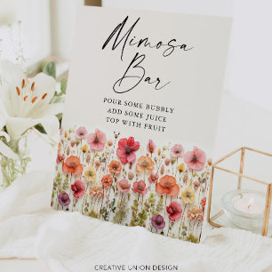 Expositor En L Amor En Bloom Bridal Shower Mimosa Bar Rótulo