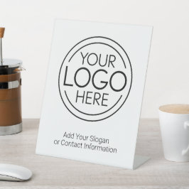 Expositor En L Añadir el logotipo corporativo moderno Minimalista