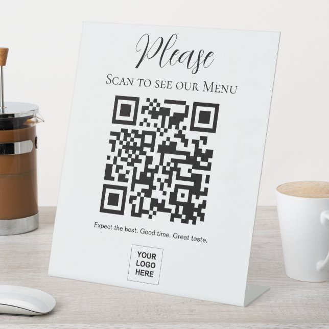 Expositor En L Analice el menú Código QR en línea (In Situ)
