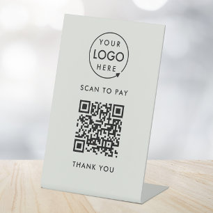 Expositor En L Análisis de código QR a pagar Logotipo de pago g