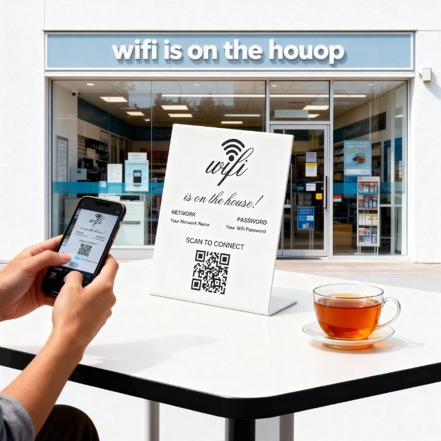 Expositor En L Análisis de Internet Wifi de código QR personaliza (Subido por el creador)