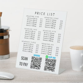 Expositor En L Análisis de lista de precios de servicios empresar