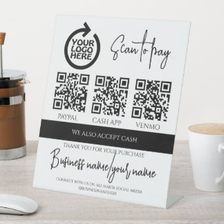 Expositor En L Análisis de negocio para pagar el código QR de log