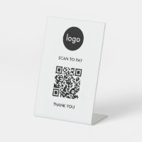 Análisis de pago de código QR para el logotipo com