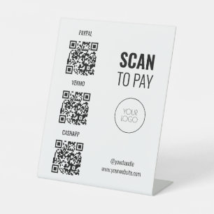 Expositor En L Análisis moderno de salon de código QR a pagar