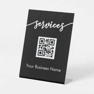 Expositor En L Analizar el código QR Rótulo para la lista de prec