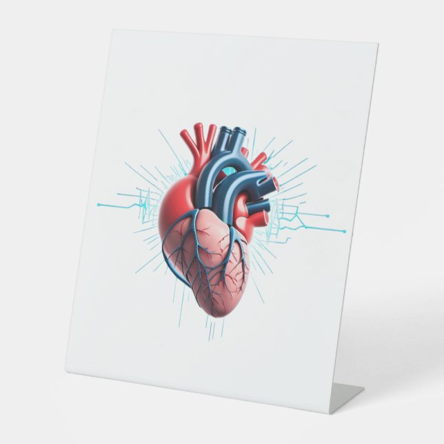 Expositor En L Anatomical Heart – signe de table (Anverso)