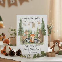 Animales del Bosque Baby Shower