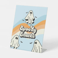 Aperitivos de cumpleaños del fantasma retro Spooky