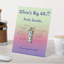 Expositor En L Aperitivos de la fiesta de cumpleaños de Blue Taho