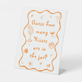 Expositor En L Aperol Spritz Bridal Shower adivina cuántas