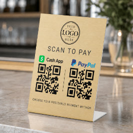 Expositor En L Aplicación de Pago en Efectivo con Paypal Escanea 