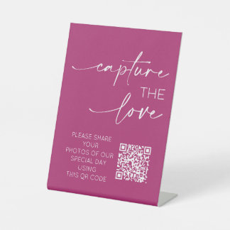 Expositor En L Aplicación fotográfica de código QR del boda Carga