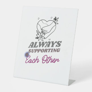 Expositor En L Apoyándose mutuamente