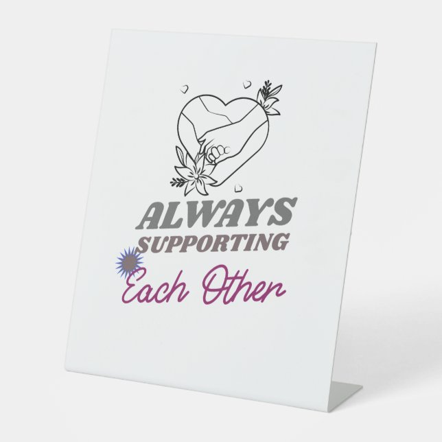 Expositor En L Apoyándose mutuamente (Anverso)