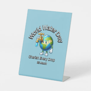 Expositor En L Apreciar cada gota. Día Mundial del Agua.