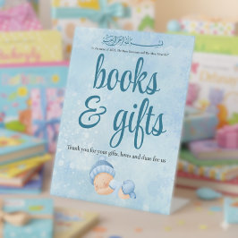 Expositor En L Aqeeqah azul Libros para niños y señas de regalos