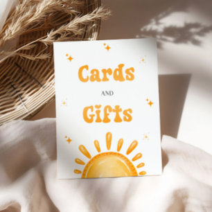 Expositor En L Aquí Viene El Hijo De Las Tarjetas Baby Shower Y L