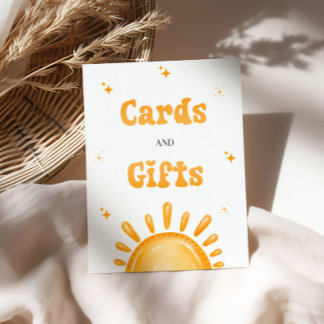 Expositor En L Aquí Viene El Hijo De Las Tarjetas Baby Shower Y L