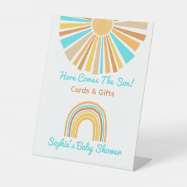 Expositor En L Aquí viene el hijo, tarjetas y regalos Retro Rainb