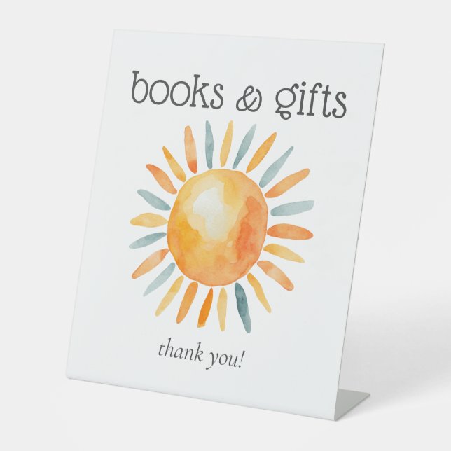 Expositor En L Aquí viene el niño bebé: libros y regalos (Anverso)