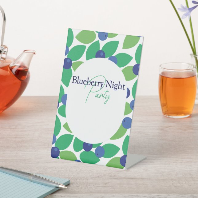 Expositor En L Arándano azul. (In Situ)