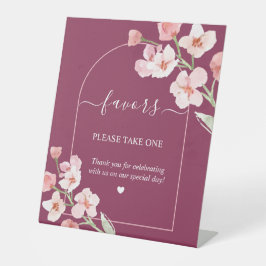 Expositor En L Arco floral de color de la tierra moderna favorece