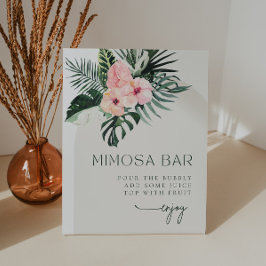 Expositor En L Arco floral tropical Mimosa Bar