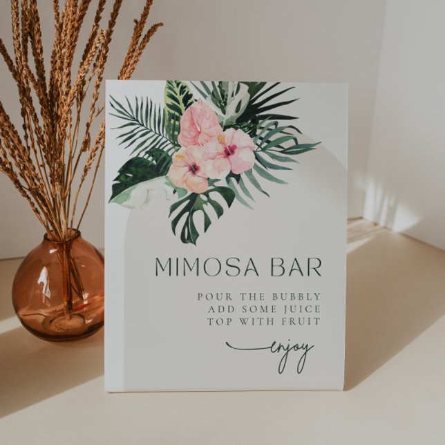 Expositor En L Arco floral tropical Mimosa Bar (Subido por el creador)