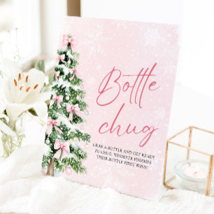 Expositor En L Arcos de árbol de Navidad Baby Shower Bottle Chug