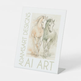 Expositor En L Armonía Elegante – Caballos al Acuarela