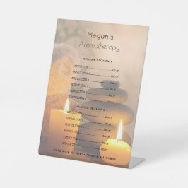 Expositor En L Aromatherapy Spa Skin Care Salon Price List