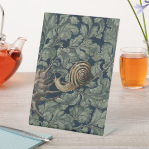 Expositor En L Arte Antiguo Botánico Art Nouveau Caracol Antiguo